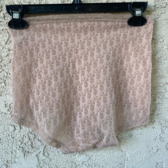 Vintage Cristian Dior Beige Lace size M - Picture 2 of 3